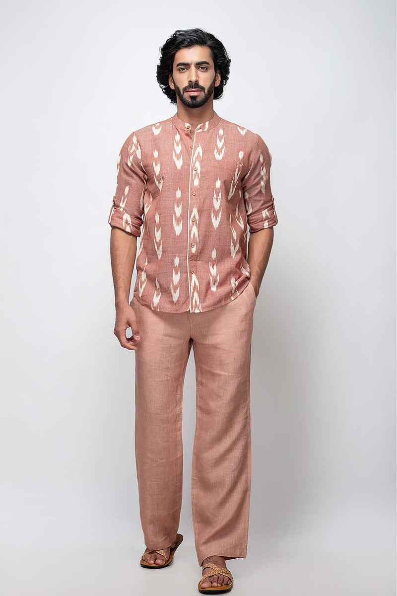 Sepia Stories Aguiar Cotton Shirt in Blush