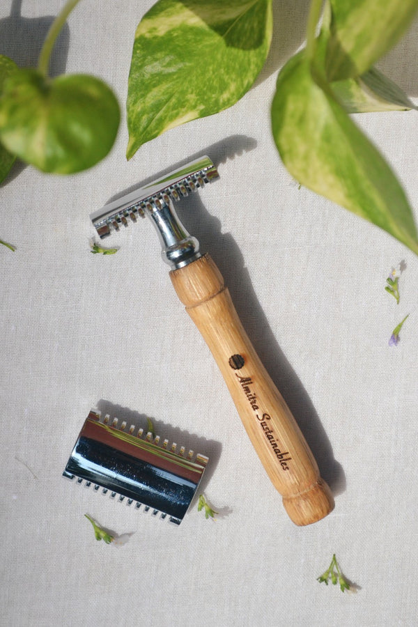 Almitra Sustainables Reusable Bamboo Safety Razor (Double Edged)