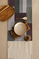 JOD Pure Cotton Aakar Handmade Geometric Patchwork Table Runner