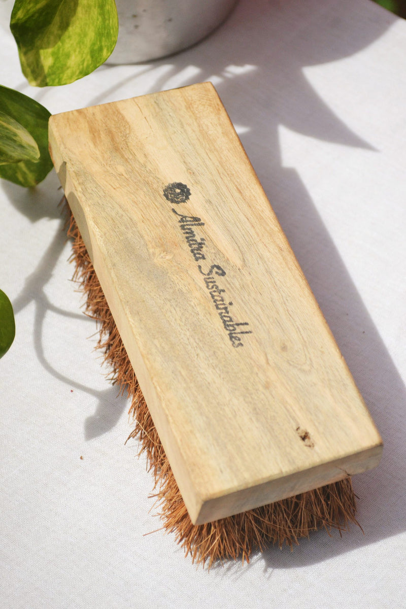 Almitra Sustainables Coconut Fiber- Coir Scrub & Laundry Brush