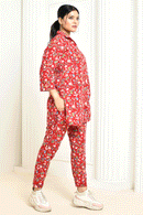 Expressions By UV Aesica Handprinted Cotton Co Ord Set Women