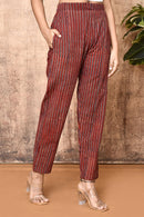 Expressions By UV Angela Ajrakh Cotton Printed Pants for Ladies
