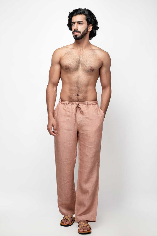 Sepia Stories Barco Linen Pants in Blush