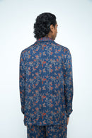 anushé pirani Modal Silk Men Indigo Eden Shirt