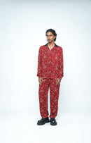 anushé pirani Modal Silk Men Rosewood Wild T-shirt Shirt