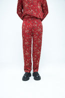 anushé pirani Modal Silk Men Rosewood Wild Tapered Pants