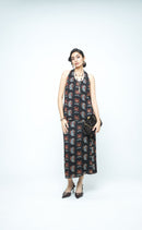 anushé pirani Modal Silk Women Charcoal Halter Top