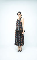 anushé pirani Modal Silk Women Charcoal Halter Top