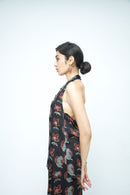 anushé pirani Modal Silk Women Charcoal Halter Top