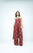 anushé pirani Modal Silk Women Terracotta Gentle Tunic