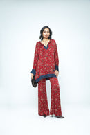 anushé pirani Modal Silk Women Rosewood Dolman Sleeve Tunic