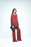 anushé pirani Modal Silk Women Rosewood Dolman Sleeve Tunic
