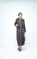 anushé pirani Modal Silk Women Charcoal Beast Bomber