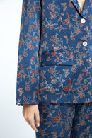 anushé pirani Modal Silk Women Indigo Paradise Blazer