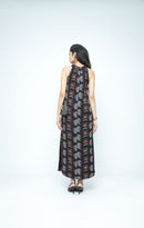 anushé pirani Modal Silk Women Charcoal Knot Dress