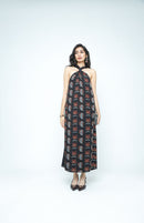 anushé pirani Modal Silk Women Charcoal Knot Dress