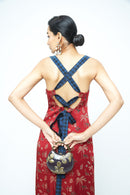 anushé pirani Modal Silk Women Rosewood Contour Dress