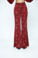 anushé pirani Modal Silk Women Rosewood Flare Pants