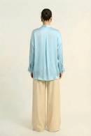 Neora by Nehal Chopra Tropical Breeze Blue Loop Blouse