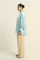 Neora by Nehal Chopra Tropical Breeze Blue Kaftan Blouse