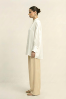 Neora by Nehal Chopra Ivory White Kaftan Blouse