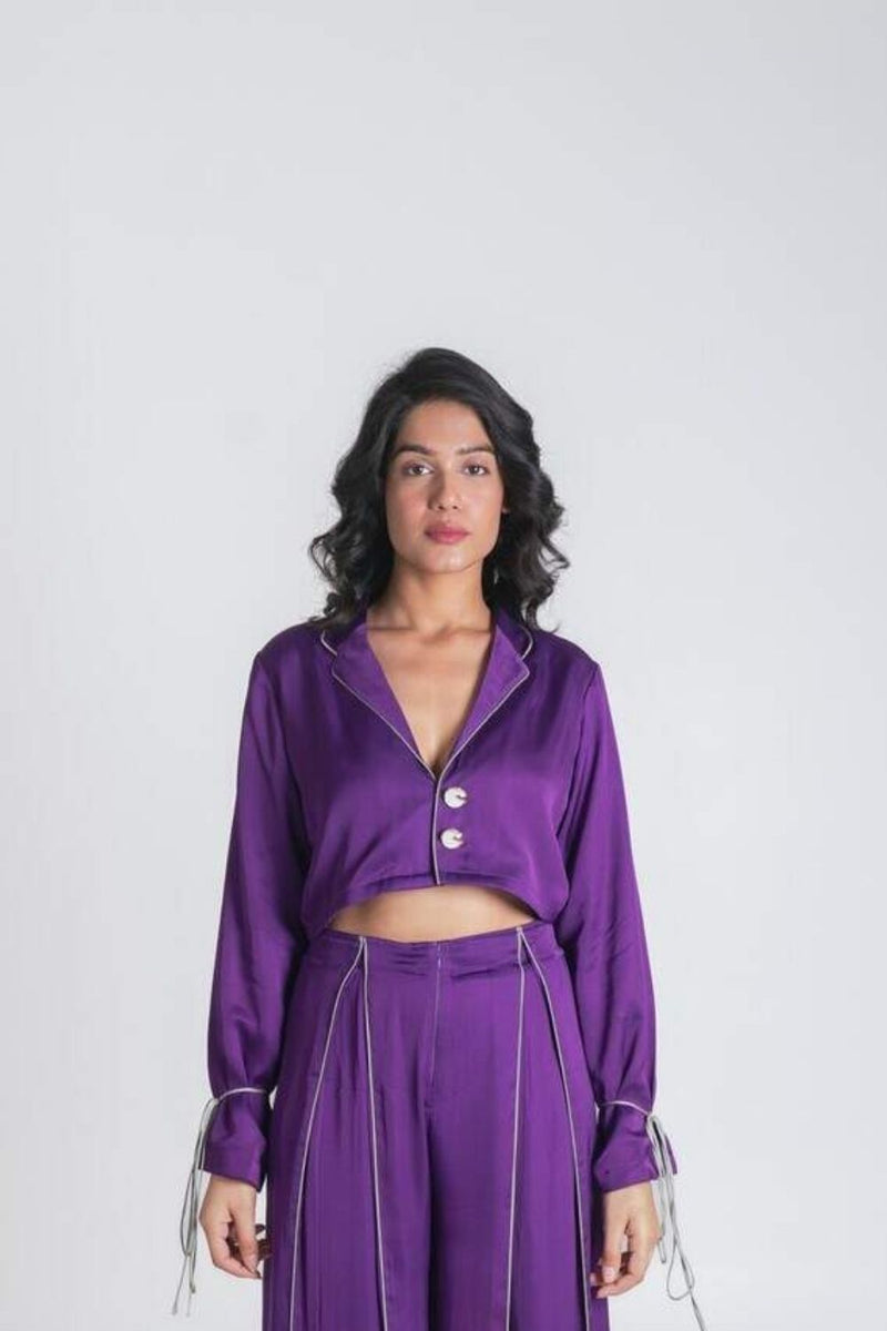 Neora by Nehal Chopra Purple full sleeved top