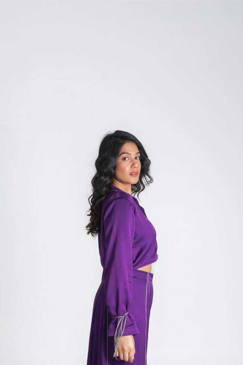 Neora by Nehal Chopra Purple full sleeved top