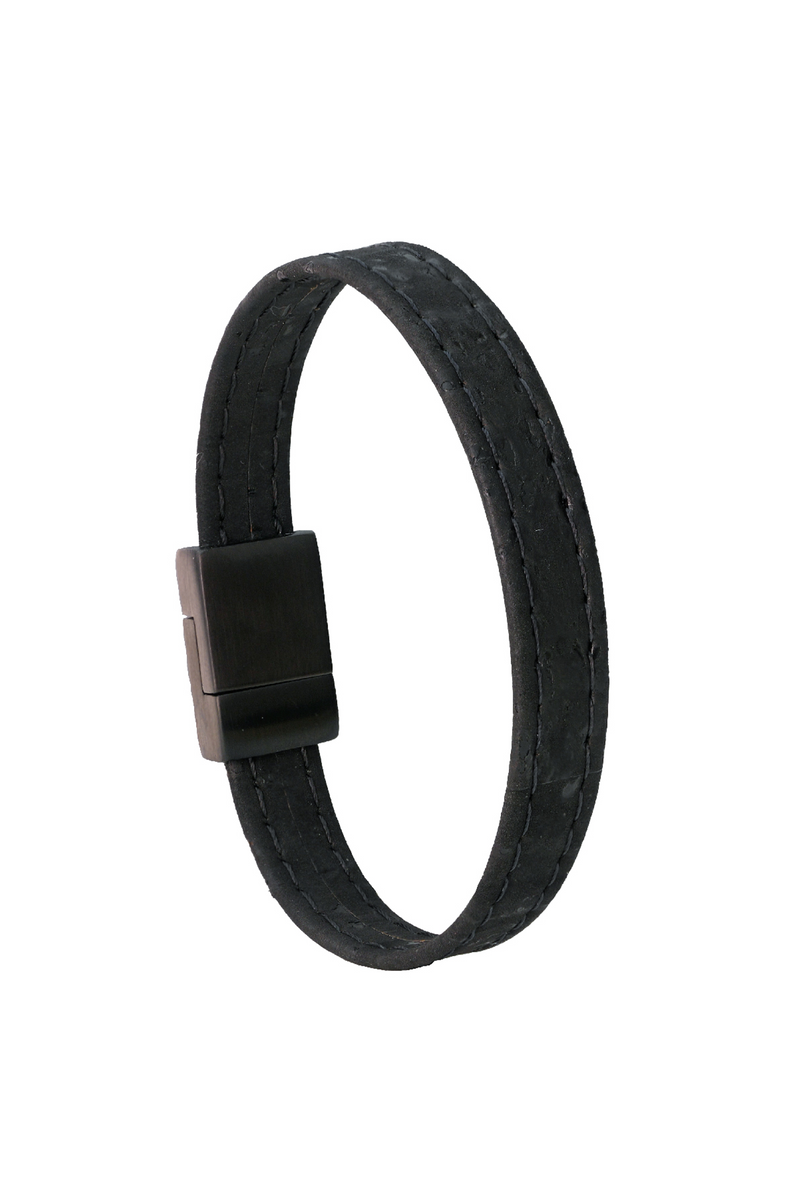 Foret Gun Metal / Noir Luxe - Men Bracelet