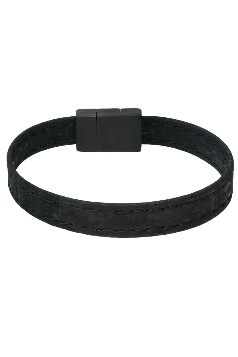 Foret Gun Metal / Noir Luxe - Men Bracelet