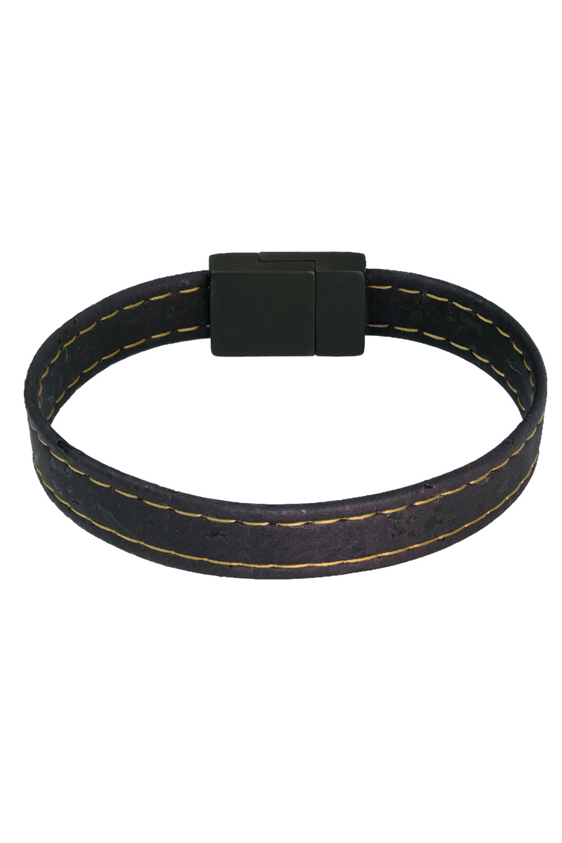 Foret Monochrome Luxe Cork Wristband