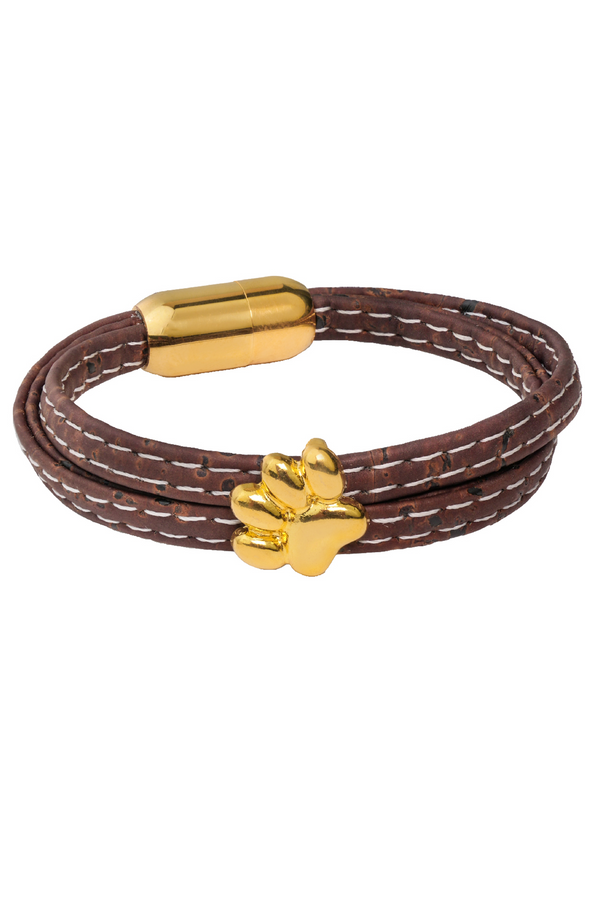 Foret Foret Pugmark Cork Bracelet