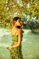 The Conscious Closet Muddy Green Bush Maze Women Pants