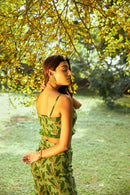 The Conscious Closet Muddy Green Bush Maze Co-ords