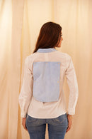 The Conscious Closet Casper Blue Cold Casper Women Shirt