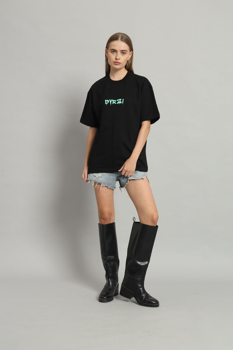 Dvrzi Black Ram-Antic Oversized Tee Women’s