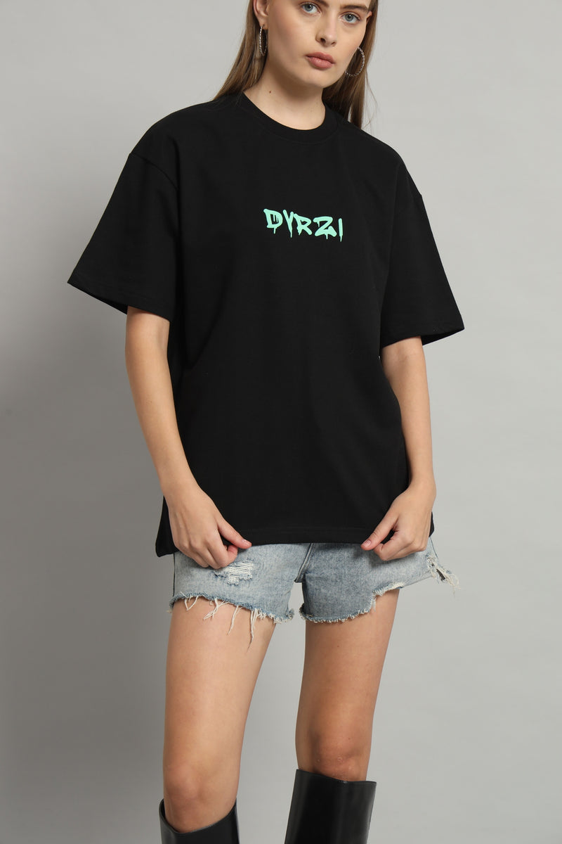 Dvrzi Black Ram-Antic Oversized Tee Women’s