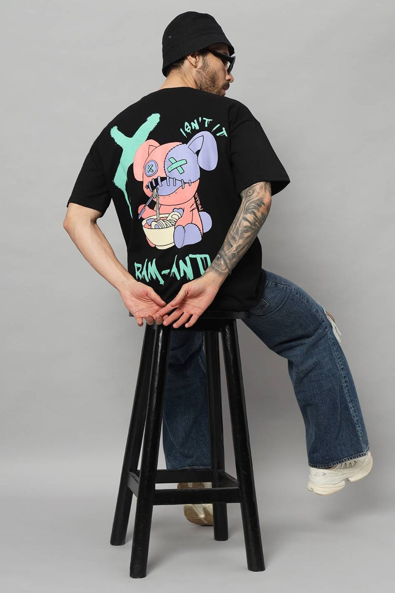 Dvrzi Black Ram-Antic Oversized Tee Men’s