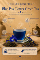 Saakya Blue Pea Flower Green Tea | Darjeeling Butterfly Pea | 50g