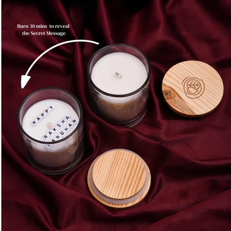 Pravaah Revealing Soy Wax Candle | Happy Rakshabandhan Gift
