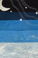 JOD Pure Cottton Cascading Night Textile Wall Art