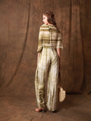 Label Muslin Tie and Dye Wrap Jumpsuit