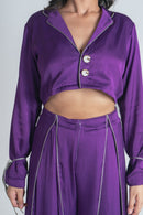 Neora by Nehal Chopra Purple Co-ord Set