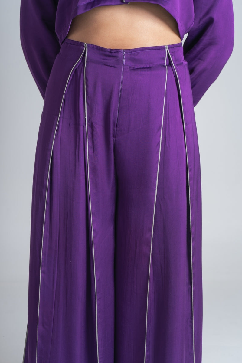 Neora by Nehal Chopra Purple Co-ord Set