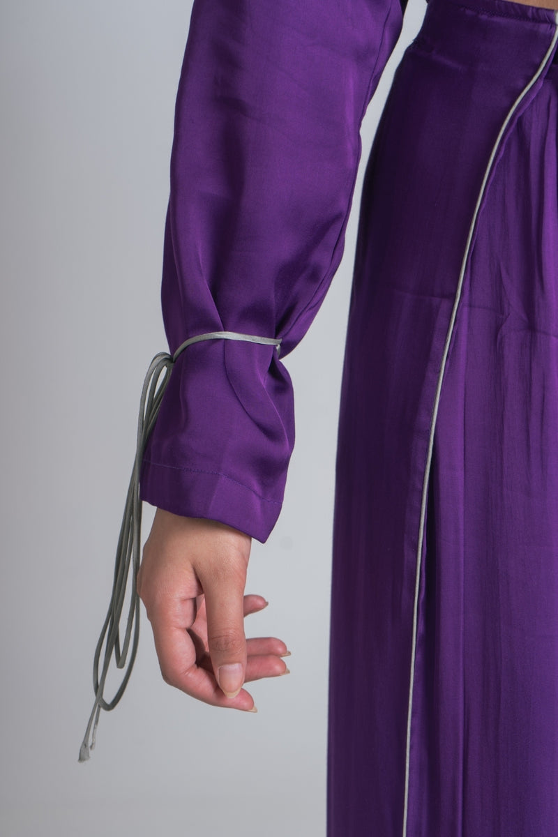 Neora by Nehal Chopra Purple Co-ord Set