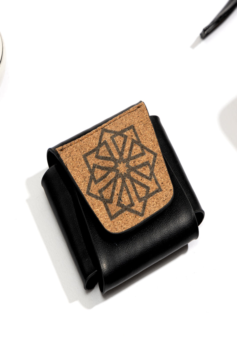 Vegan Leather Work on-the-go Set - Noir