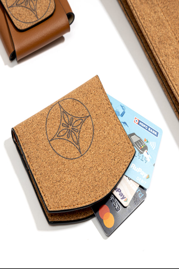 Vegan Leather Work on-the-go Set - Tan