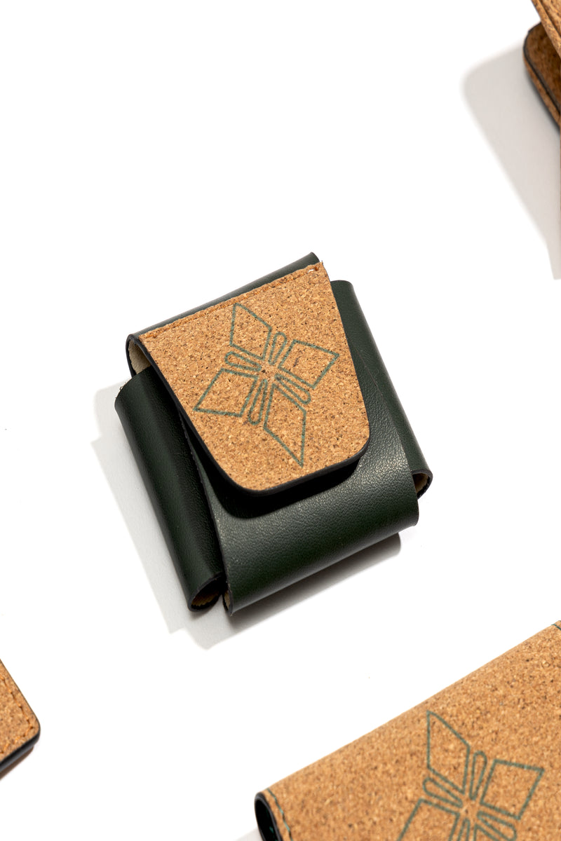 Vegan Leather Work on-the-go Set - Basil