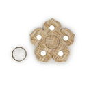 GreenKraft Kusum Handcrafted Bamboo Tea Light Holder - Set of 5