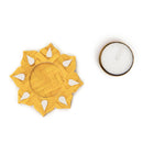GreenKraft Sitara Handcrafted Bamboo Tea light - Set of 5