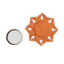 GreenKraft Sitara Handcrafted Bamboo Tea light - Set of 5